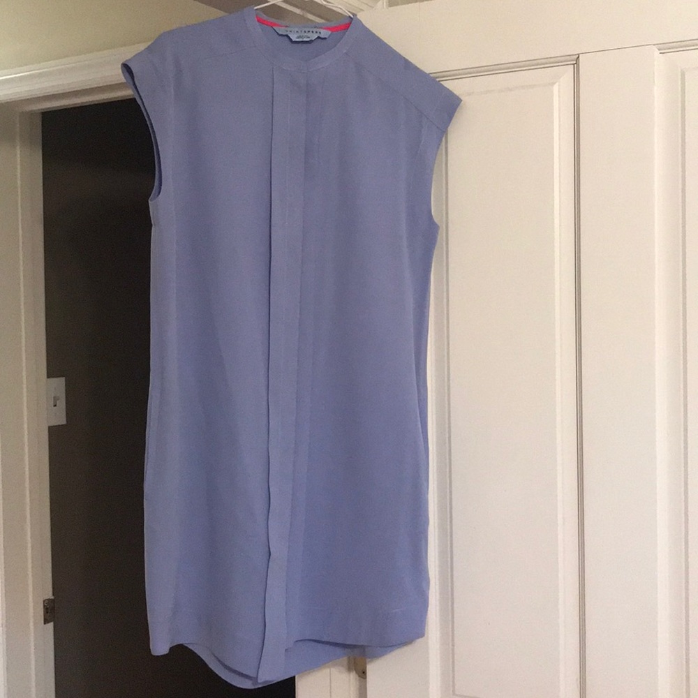 Silk Button-down Shirt Dress